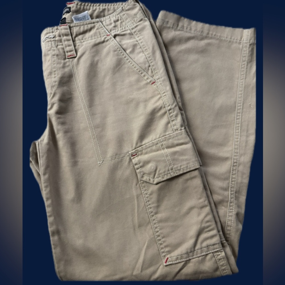 True Religion Women's Tan Cargo Pants